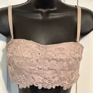 NWT Aerie Emma Beige Bralette - Size Medium